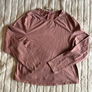 SKIMS Cotton Jersey Long Sleeve T-Shirt